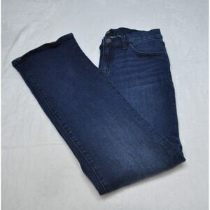 Express Jeans Womens 10 Dark Wash Bootcut Stretch Denim Classic Mid Rise Blue‎